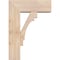 Ekena Millwork Merced Block Smooth Bracket w/ Offset Brace, Douglas Fir, 7 1/2"W x 20"D x 28"H BKT0806X20X28MRC05SDF - alternate 4
